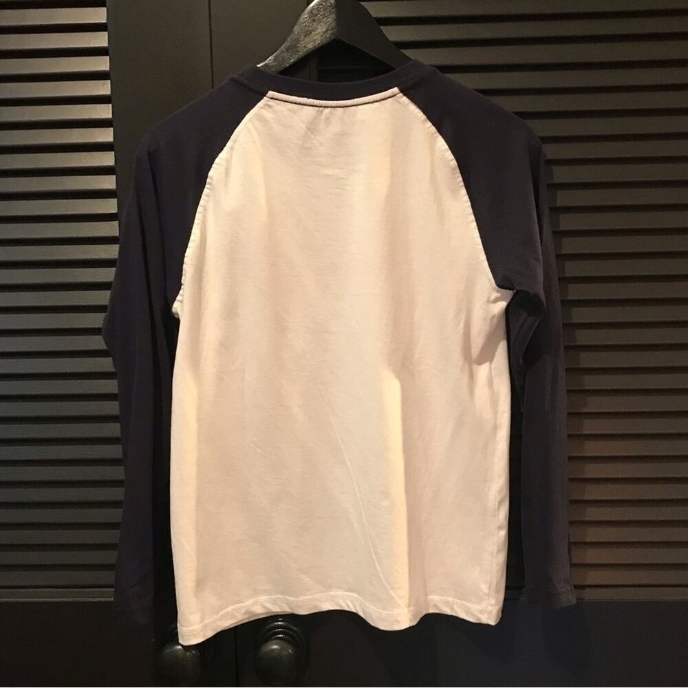 Tommy Hilfiger Long Sleeve Raglan Baseball Shirt, Size Medium (12/14), NWT - Picture 2 of 7